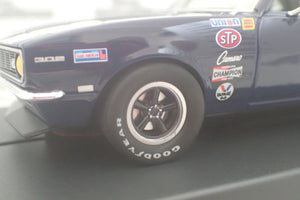 PIONEER SLOT CARS - P128 CHEVY CAMARO T/A blue #23 'Duane Winkel'