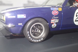 PIONEER SLOT CARS - P128 CHEVY CAMARO T/A blue #23 'Duane Winkel'
