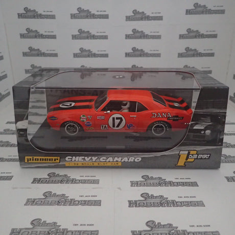 PIONEER SLOT CARS - P134 CHEVY CAMARO T/A orange #17 'Dana Chevrolet'