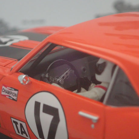 PIONEER SLOT CARS - P134 CHEVY CAMARO T/A orange #17 'Dana Chevrolet'