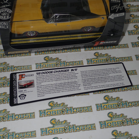 PIONEER SLOT CARS P160 - 1968 DODGE CHARGER HEMI 426, YELLOW