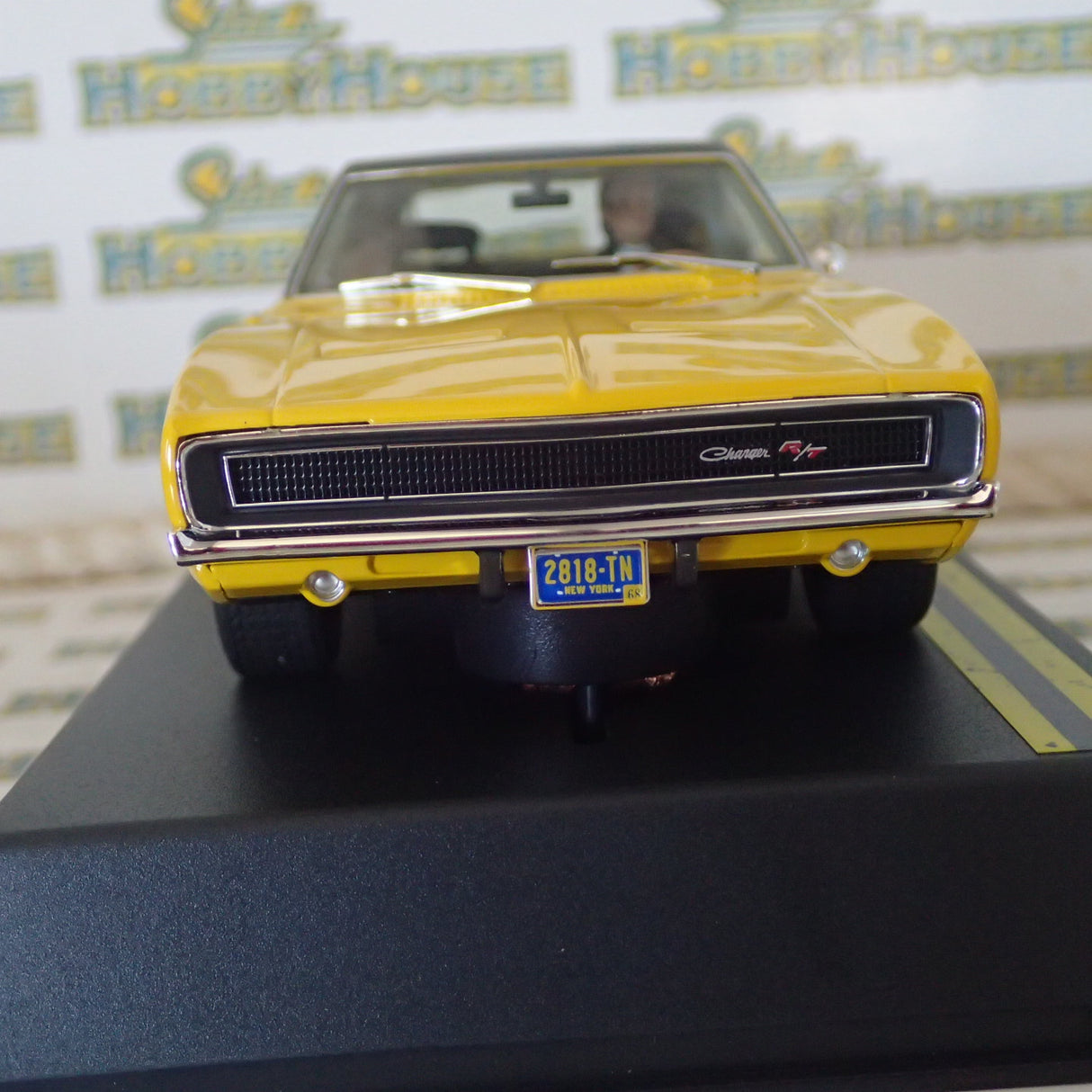 PIONEER SLOT CARS P160 - 1968 DODGE CHARGER HEMI 426, YELLOW