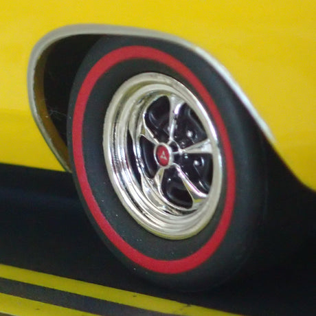 PIONEER SLOT CARS P160 - 1968 DODGE CHARGER HEMI 426, YELLOW