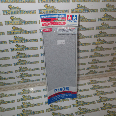 Tamiya 87092 - P180 Finishing Abrasive (3pcs)