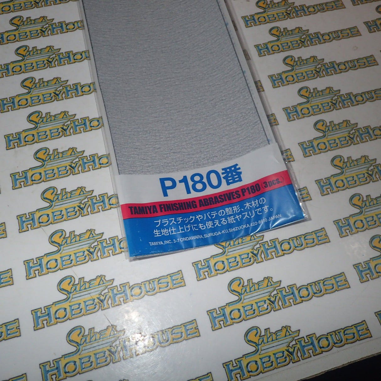 Tamiya 87092 - P180 Finishing Abrasive (3pcs)