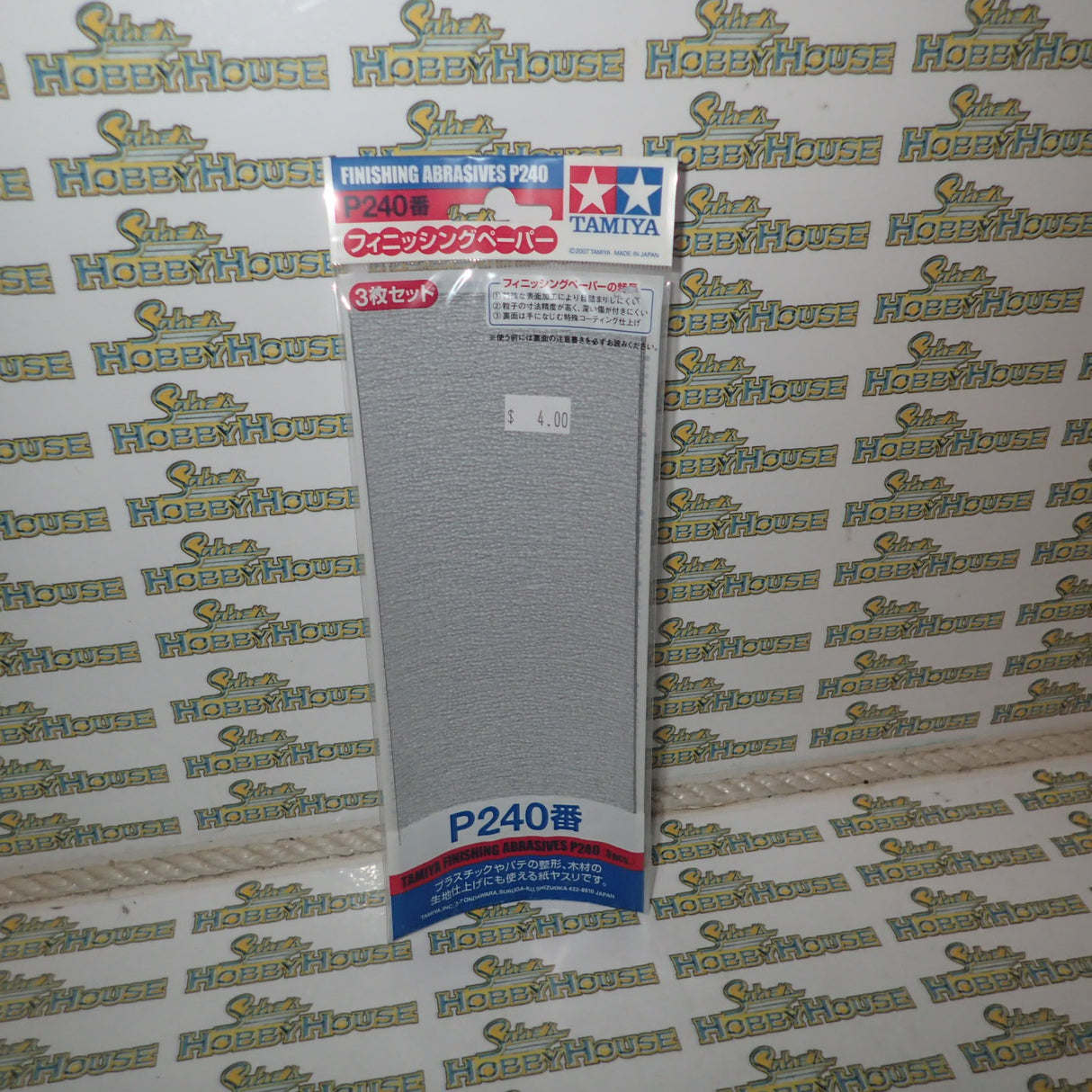 Tamiya - P240 Finishing Abrasive (3pcs)