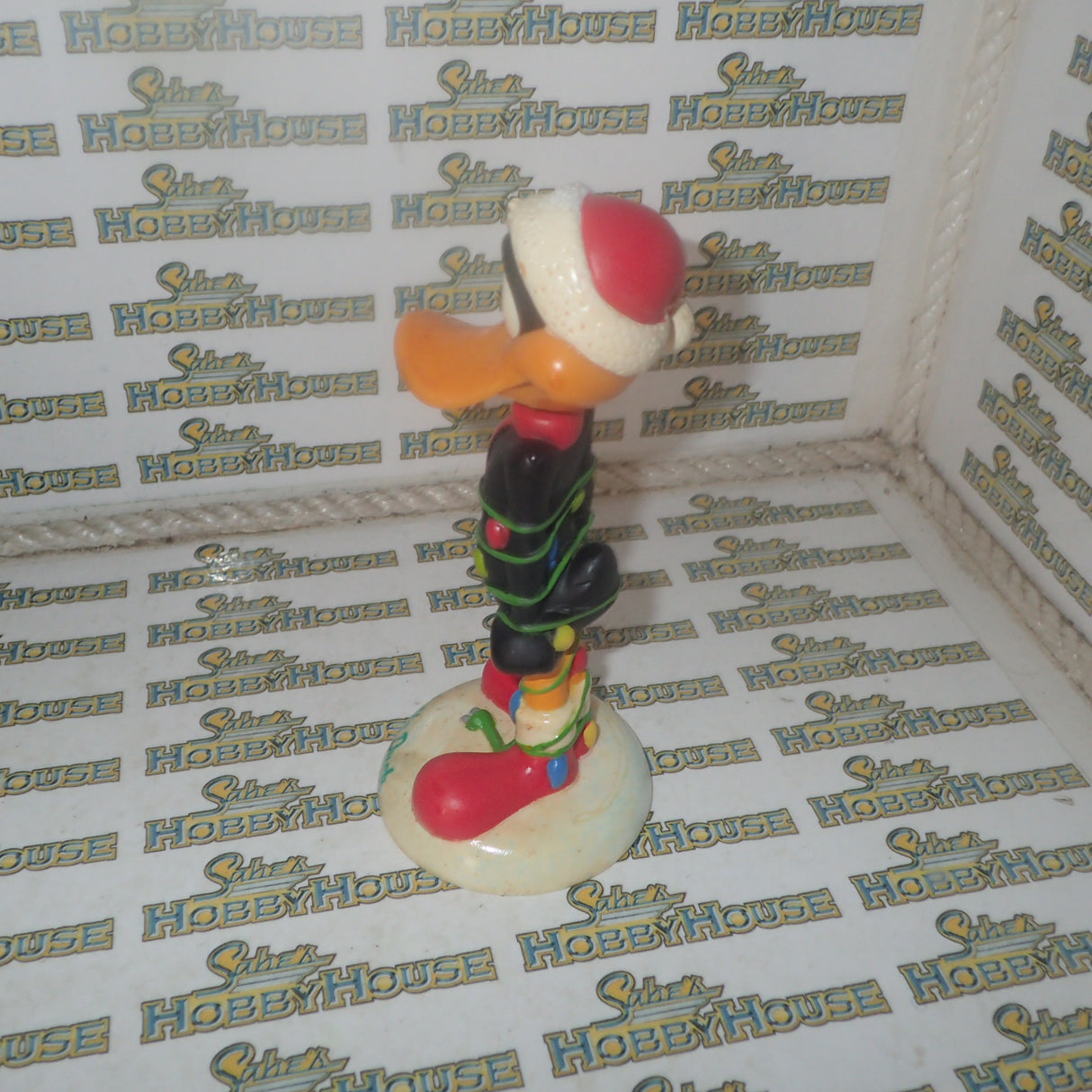 Funko FUN8076 – Looney Tunes DAFFY X-Mas Bobble Head 15Cm Wacky Wobbler