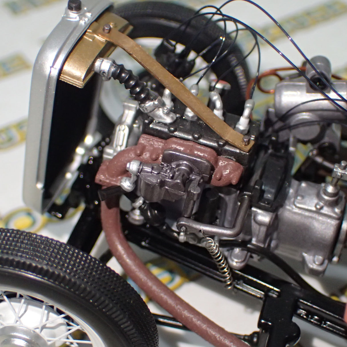 Biante BROCK01 - 1/18 Scale - The Peter Brock Collection - Brock 01 Austin 7 Paddock Basher Diecast Scale Model Replica