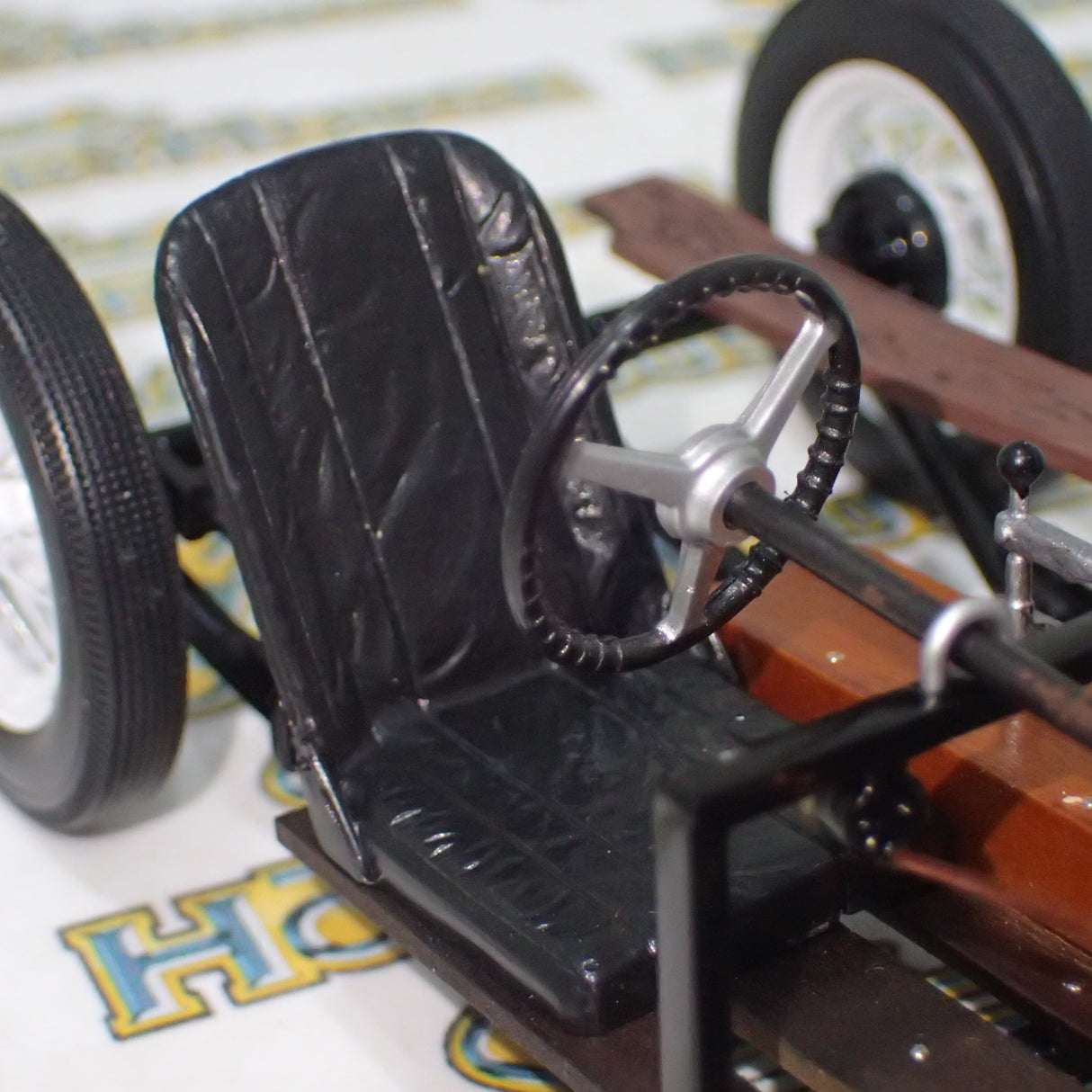 Biante BROCK01 - 1/18 Scale - The Peter Brock Collection - Brock 01 Austin 7 Paddock Basher Diecast Scale Model Replica