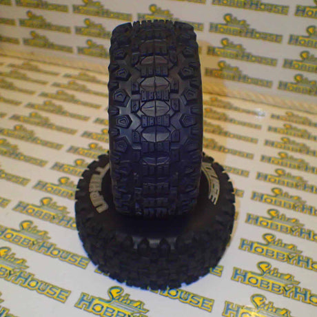 Louise L-T3223SBM 2.2/3.0" Short Course -Uphill Tyres on Black Spoke Rims - Glued Wheels 2Pcs