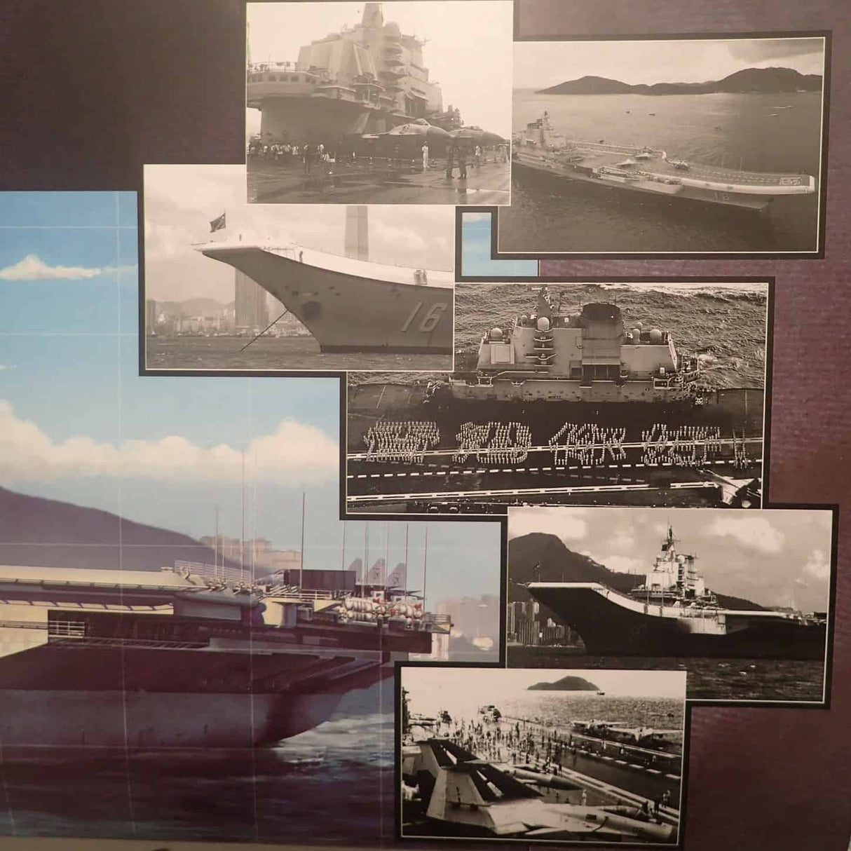 Forces of Valor FOV-861010A - 1/700 Scale Chinese (PLAN) aircraft carrier, LiaoNing (16) Hong Kong visit 2017 Diecast Scale Model Replica