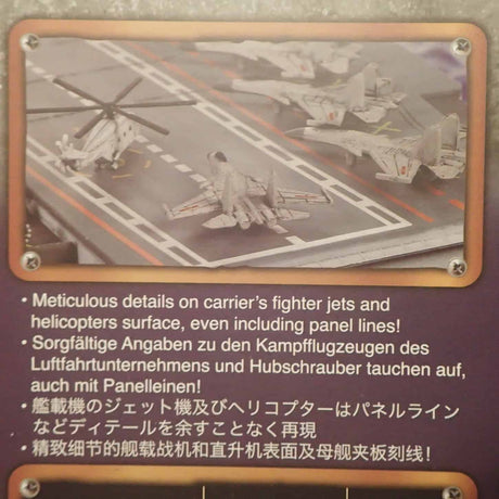 Forces of Valor FOV-861010A - 1/700 Scale Chinese (PLAN) aircraft carrier, LiaoNing (16) Hong Kong visit 2017 Diecast Scale Model Replica