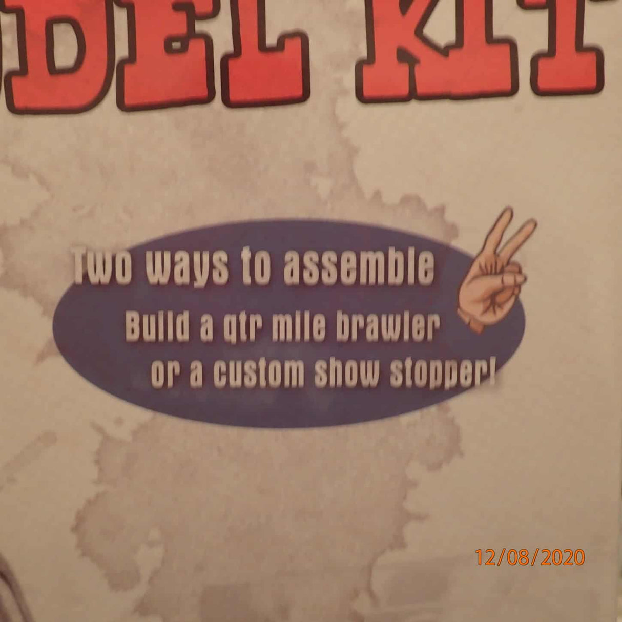 ACME A1800905K - Doublegram - 1/18 Scale - 1933 Gasser Customizing Diecast Model Kit