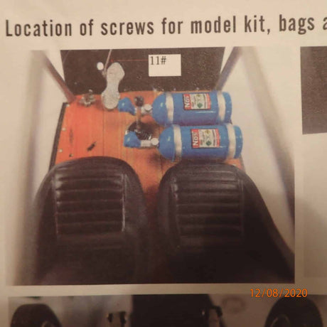 ACME A1800905K - Doublegram - 1/18 Scale - 1933 Gasser Customizing Diecast Model Kit