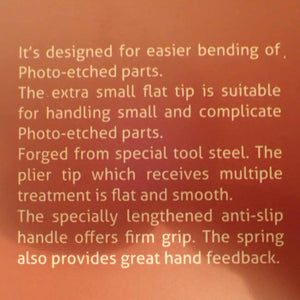 MENG - PHOTO-ETCH BENDING PLIERS