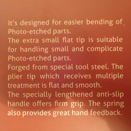 MENG - PHOTO-ETCH BENDING PLIERS