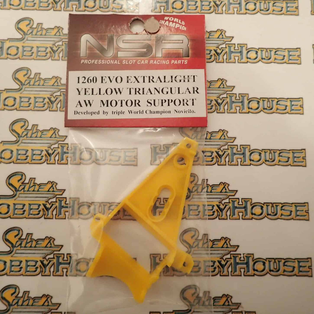 NSR EVO EXTRALIGHT YELLOW TRIANGULAR ANGLEWINDER MOTOR SUPPORT