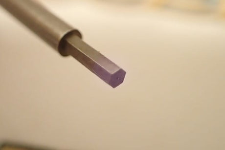 NSR Wrench - Aluminium wrench - Hard steel - Replaceable steel tip Violet 0.050 for NSR 4/40 STD screws