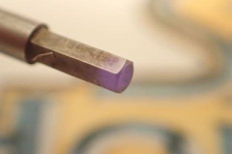 NSR Wrench - Aluminium wrench - Hard steel - Replaceable steel tip Silver 1.5mm with 9mm hexagon for nut