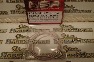 NSR Motor wire - Silicone extra-flexible NSR Motor wire - 1 mt. / 0,25 qmm + 10 bress cup