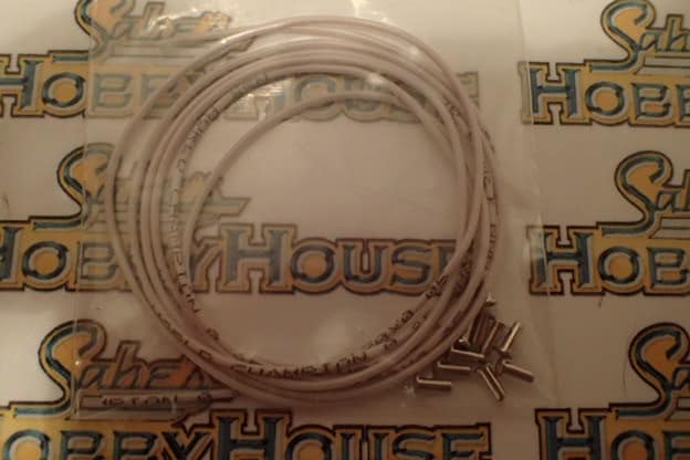 NSR Motor wire - Silicone extra-flexible NSR Motor wire - 1 mt. / 0,25 qmm + 10 bress cup