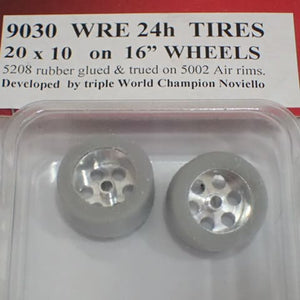 NSR WRE 24h TIRES 20 X 10 ON 16" WHEELS (2 PCS)