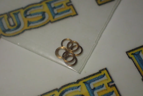 NSR 4811 Axle Spacers - BRASS AXLE SPACERS - 3/32″ - 0.010″ / 0.25mm 10Pcs