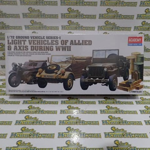 Academy - 1/72 Scale - 13416 GROUND VEHICLE SERIES-2 LIGHT VEHICLES OF ALLIED & AXIS DURING WW11