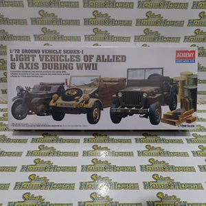 Academy - 1/72 Scale - 13416 GROUND VEHICLE SERIES-2 LIGHT VEHICLES OF ALLIED & AXIS DURING WW11