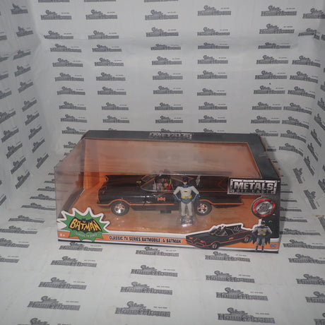 Jada Toys 98259 - 1/24 Scale - Batman Classic TV Series - Batmobile & Batman Diecast Model Replica