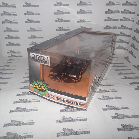 Jada Toys 98259 - 1/24 Scale - Batman Classic TV Series - Batmobile & Batman Diecast Model Replica