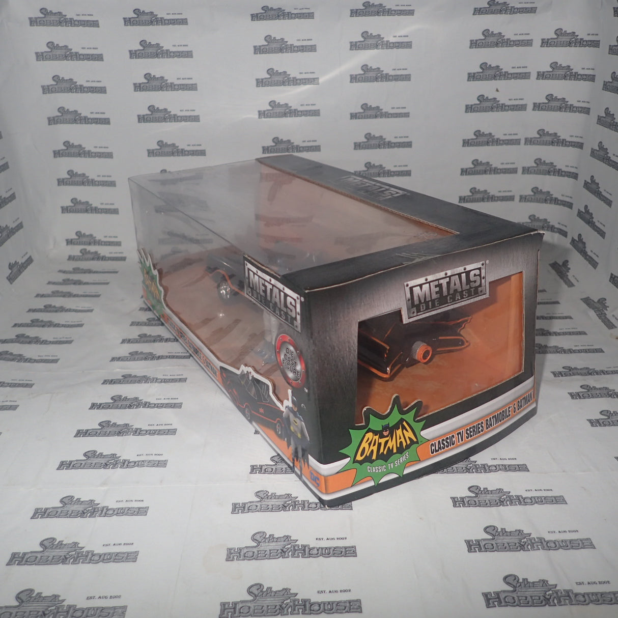 Jada Toys 98259 - 1/24 Scale - Batman Classic TV Series - Batmobile & Batman Diecast Model Replica