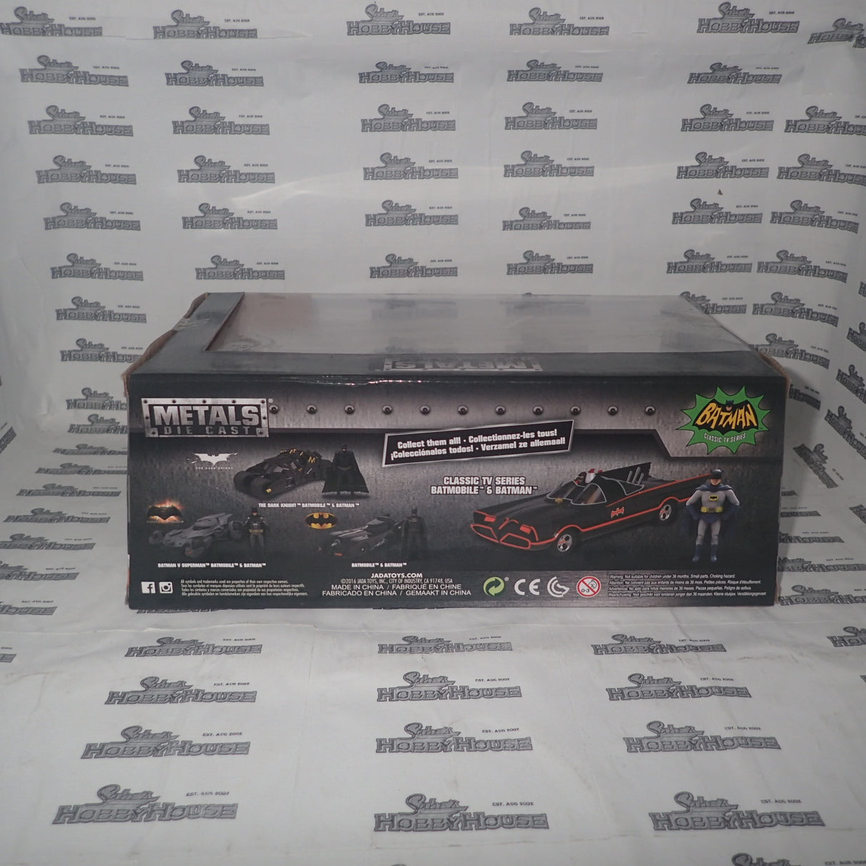 Jada Toys 98259 - 1/24 Scale - Batman Classic TV Series - Batmobile & Batman Diecast Model Replica