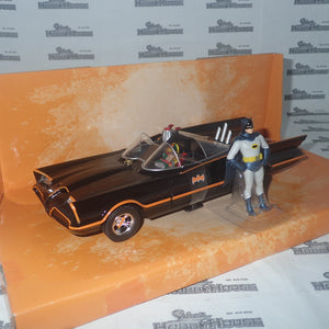 Jada Toys 98259 - 1/24 Scale - Batman Classic TV Series - Batmobile & Batman Diecast Model Replica