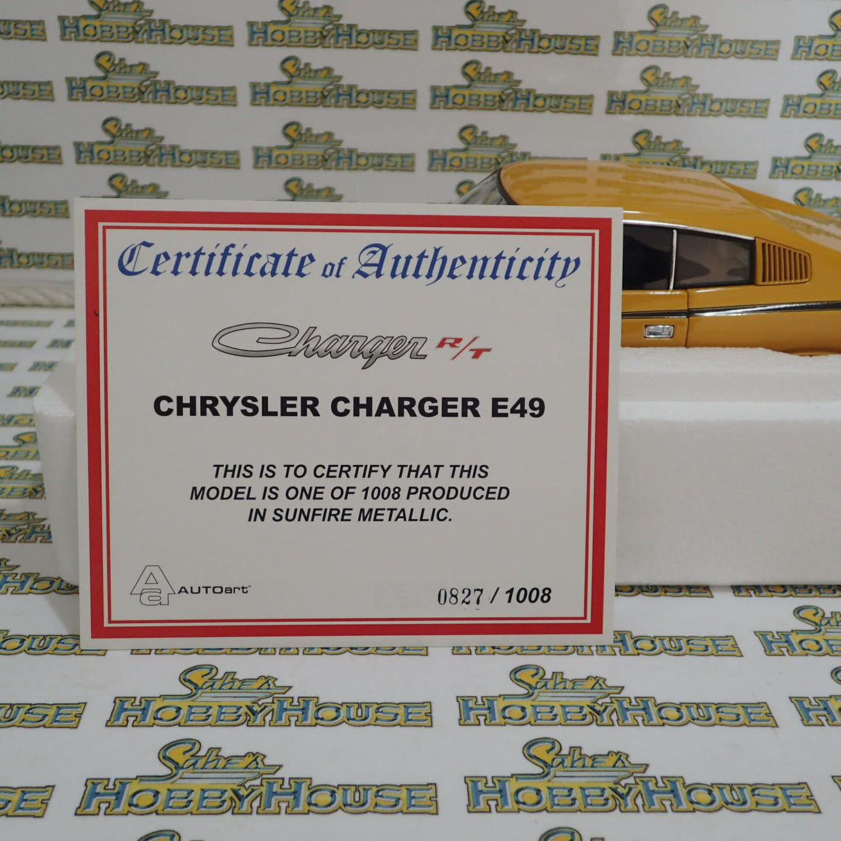 BIANTE - RESALE - 1:18 SCALE 71503 CHRYSLER CHARGER E49 DIECAST REPLICA