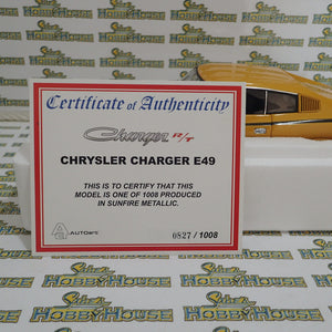 BIANTE - RESALE - 1:18 SCALE 71503 CHRYSLER CHARGER E49 DIECAST REPLICA