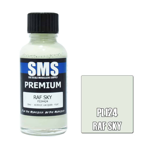 The Scale Modellers Supply - PL124 Premium RAF SKY Acrylic Lacquer 30ml Bottle