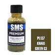The Scale Modellers Supply - PL137 Premium KHAKI GREEN Acrylic Lacquer 30ml Bottle