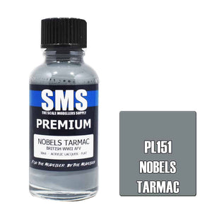 The Scale Modellers Supply - PL151 Premium NOBELS TARMAC Acrylic Lacquer 30ml Bottle