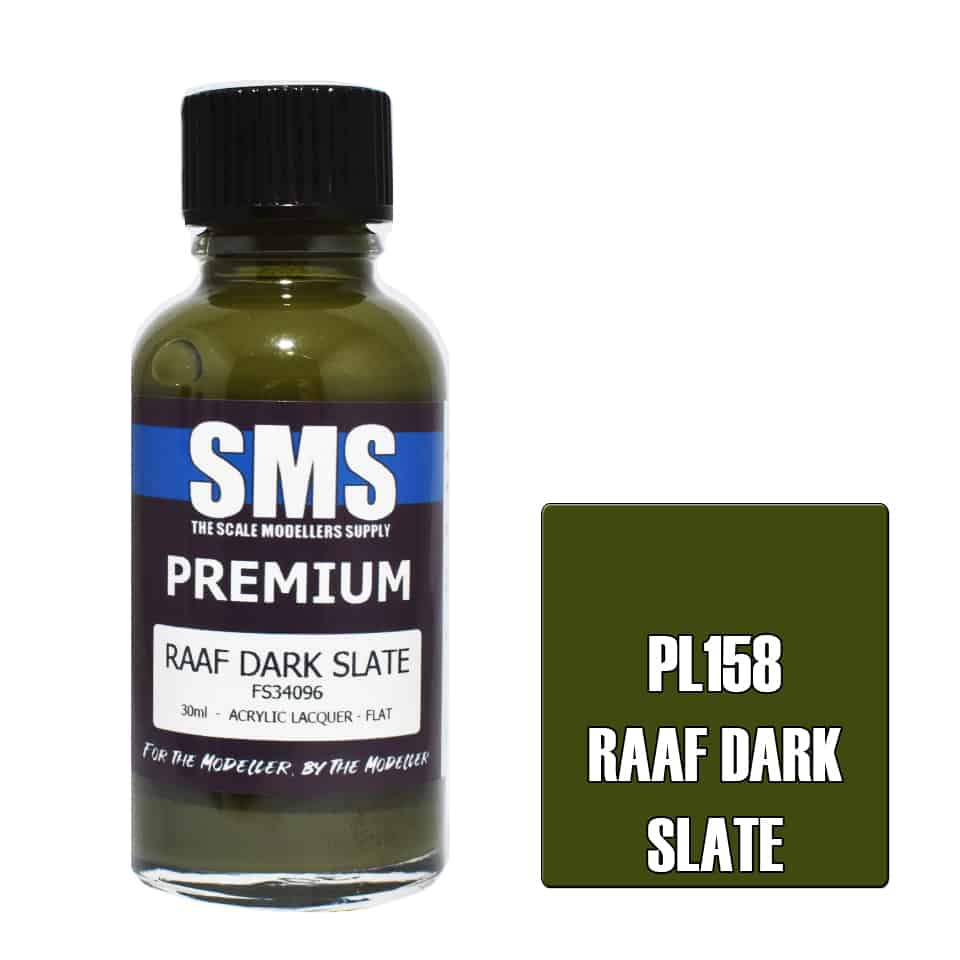 The Scale Modellers Supply - PL158 Premium RAAF DARK SLATE Acrylic Lacquer 30ml Bottle