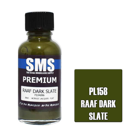 The Scale Modellers Supply - PL158 Premium RAAF DARK SLATE Acrylic Lacquer 30ml Bottle