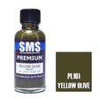 The Scale Modellers Supply - PL161 Premium YELLOW OLIVE Acrylic Lacquer 30ml Bottle