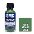 The Scale Modellers Supply - PL170 Premium NZ DARK GREEN Acrylic Lacquer 30ml Bottle