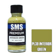 The Scale Modellers Supply - PL39 Premium US INTERIOR GREEN Acrylic Lacquer 30ml Bottle