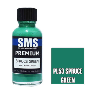 The Scale Modellers Supply - PL53 Premium SPRUCE GREEN Acrylic Lacquer 30ml Bottle