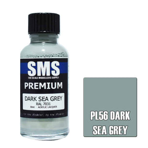 The Scale Modellers Supply - PL56 Premium DARK SEA GREY Acrylic Lacquer 30ml Bottle