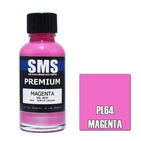 The Scale Modellers Supply - PL64 Premium MAGENTA Lacquer 30ml Bottle