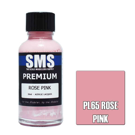 The Scale Modellers Supply - PL65 Premium ROSE PINK Lacquer 30ml Bottle