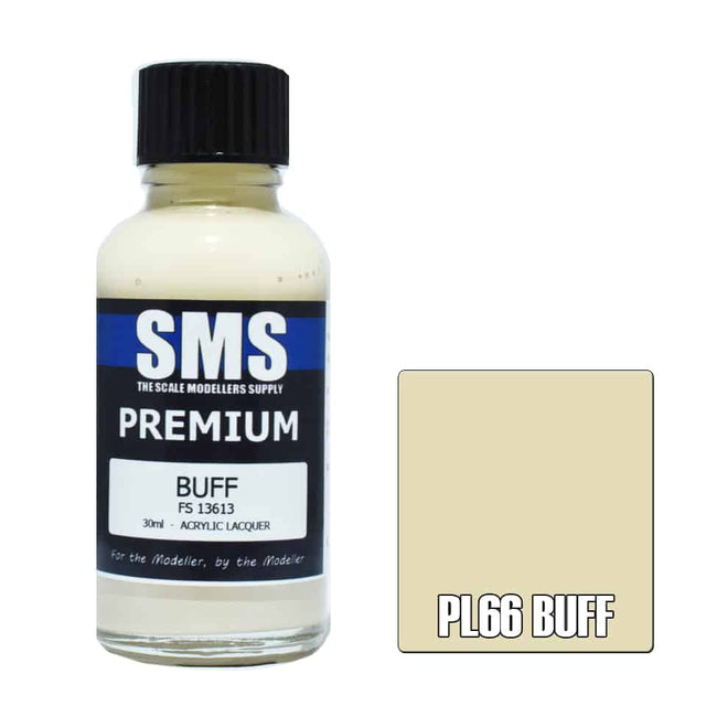 The Scale Modellers Supply - PL66 Premium BUFF Lacquer 30ml Bottle