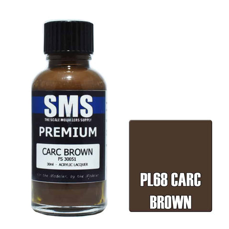 The Scale Modellers Supply - PL68 Premium CARC BROWN Acrylic Lacquer 30ml Bottle